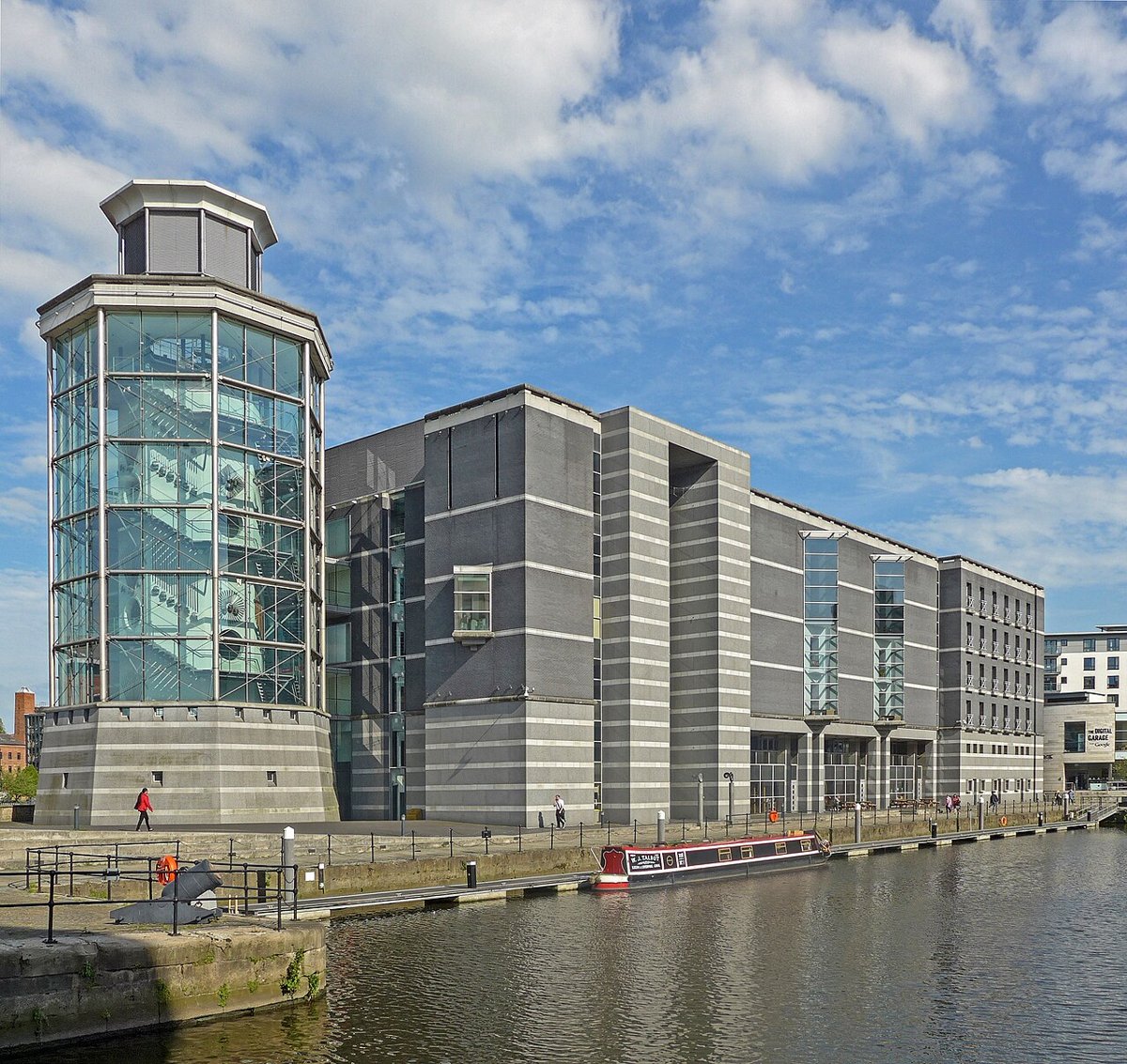 The modern Royal Armouries Museum building in Leeds